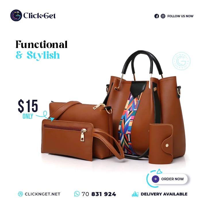 Brown 4-in-1 set
